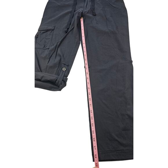 Columbia 10 SHORT PETITE black hiking pants convertible packable omni shield EUC - Picture 6 of 6
